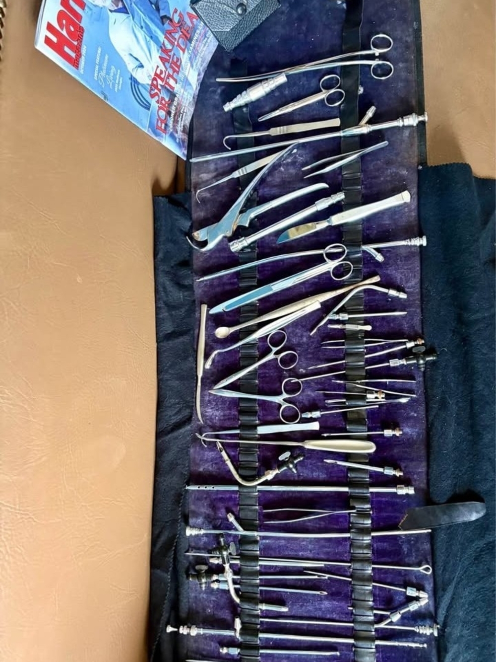 Postmortem Surgical Instrument Organizer Roll - Bone Snips